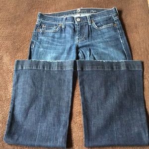 7 For All Mankind denim jeans dojo style